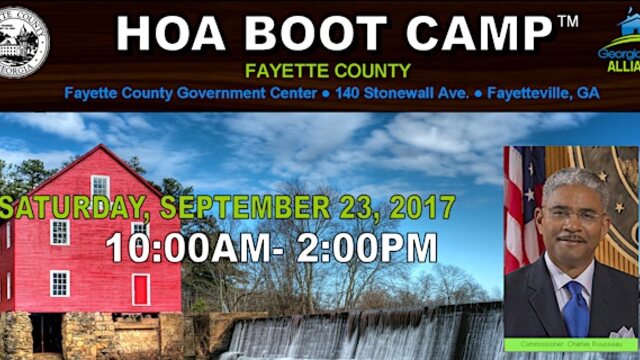 Fayette County HOA Boot Camp archive image