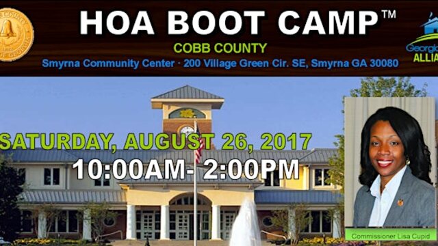 Cobb County HOA Boot Camp archive image